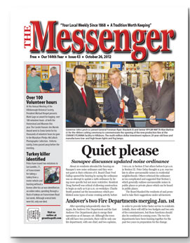 Download The Messenger - October 26, 2012 (pdf)
